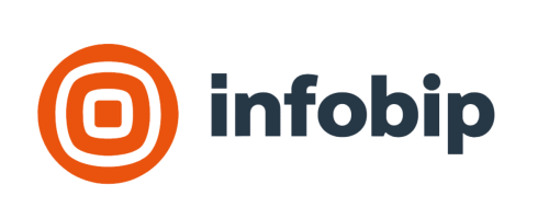 Infobip logo with three concentrix circles in orange